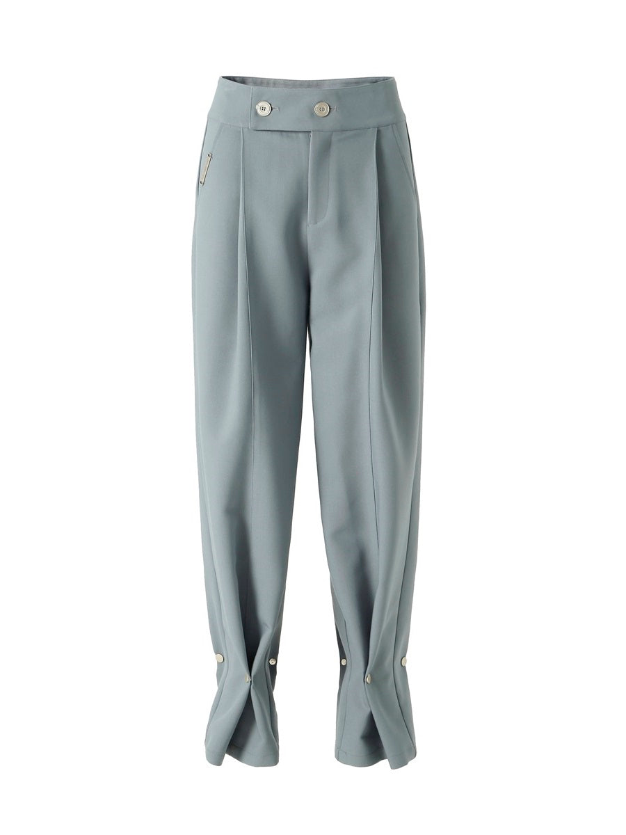 Nichi Wide-Leg Botton Pants