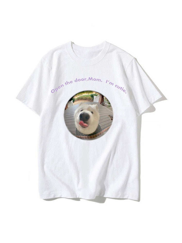 Hund Lose Tier lässig T-Shirt