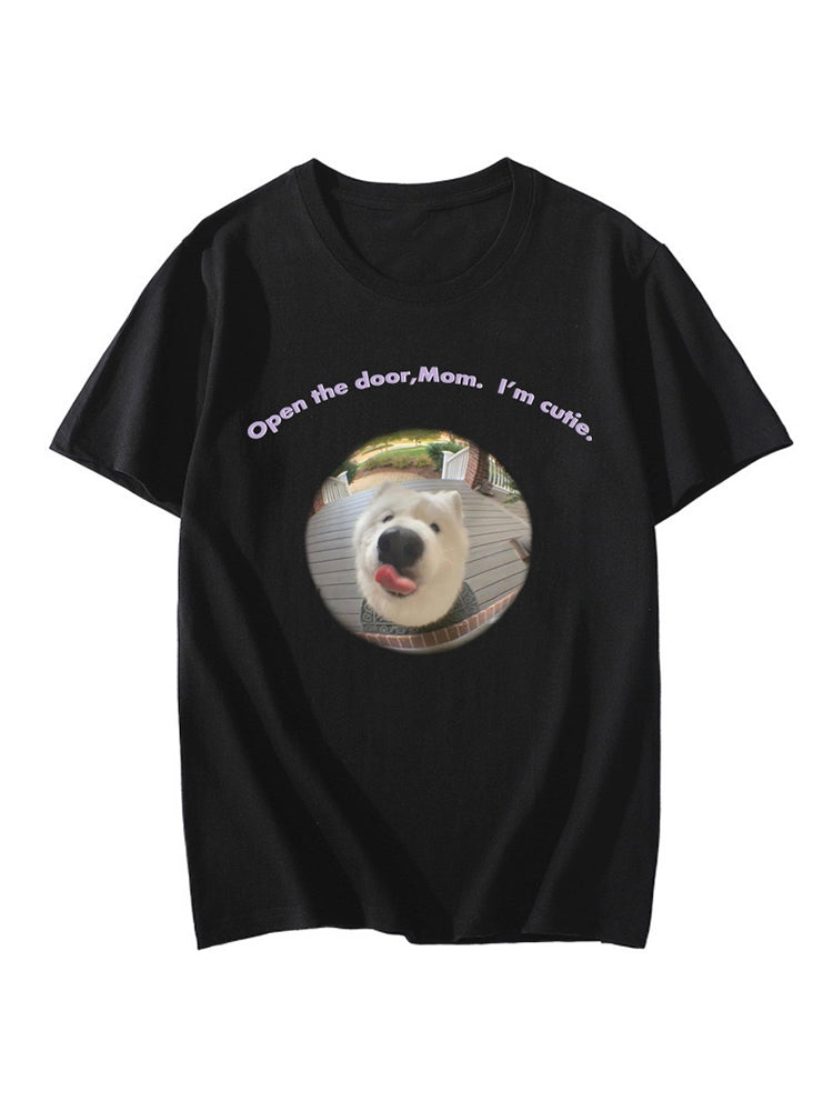 Dog Loose Animal Casual T-Shirt