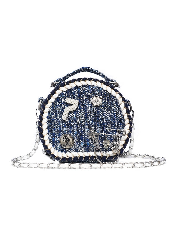 Fragrance Round Chain Shoulder Pearl Bag -Rebirth – ARCANA ARCHIVE