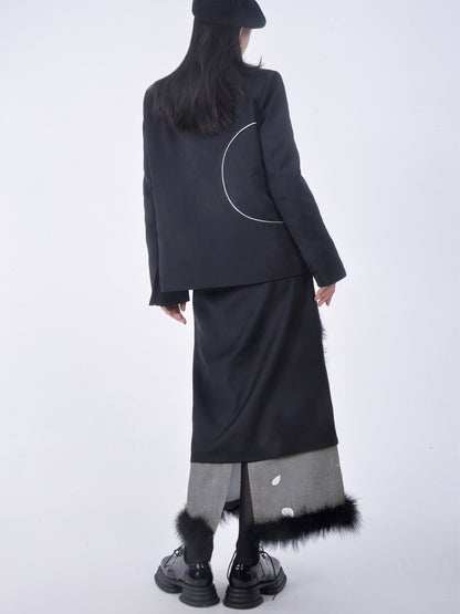 Long Japanese-style Nichi Fur Skirt