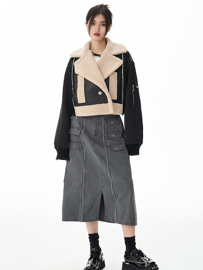 Bao Leder Big-Collar Cool Blouson