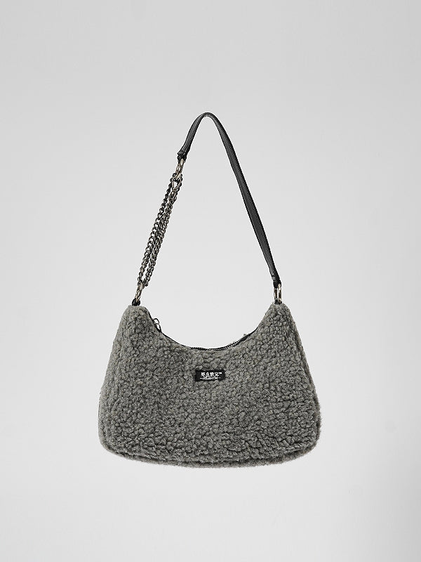 Retro Shoulder Fur PaERL SMALL BAG