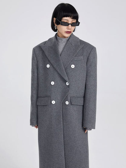 Handsome Wool Cool Long-Coat