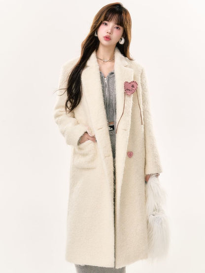 Boa Puffy Thick Warm Long-Coat