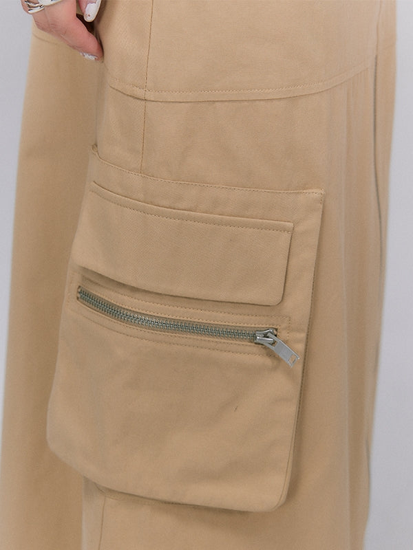 Trench Long Cichi Pocket Zipe à glissière