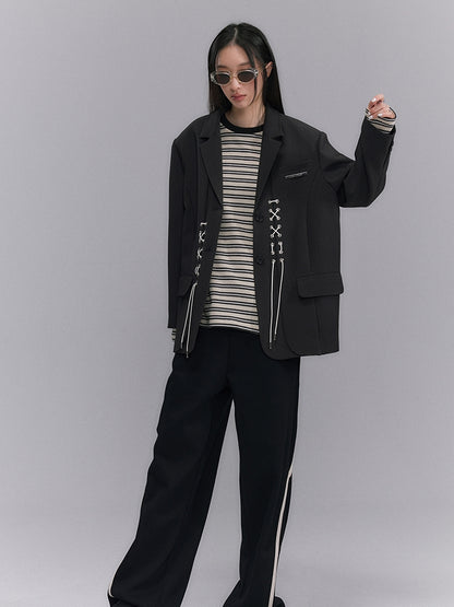 Lace-Up Nichi Oversize Jacket