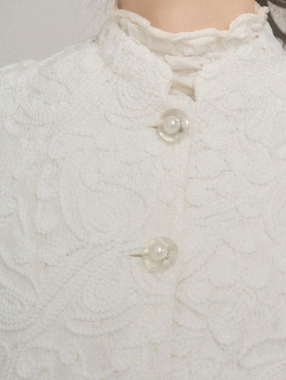 Lace Flower Retro Embroidery Vest