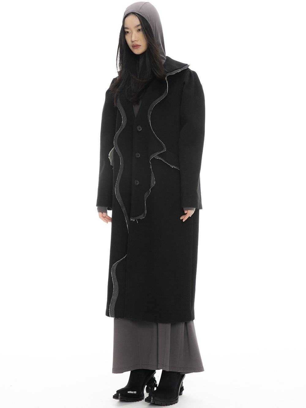 LONG NICHI WOOL RETRO COAT