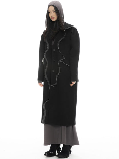 Long Nichi Wool Retro Coat