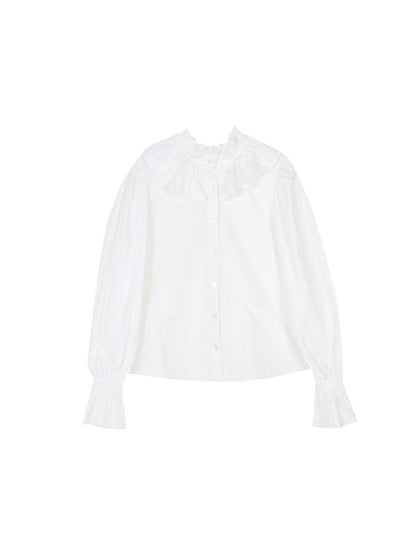 Elizabeth-collar Stand-collar Classical Blouse