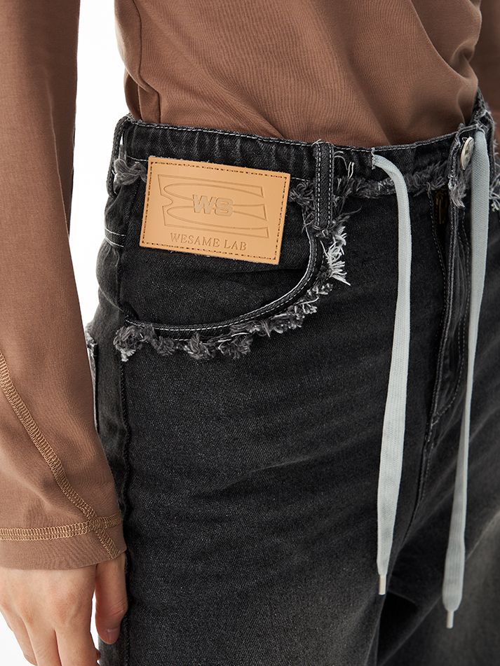 パンツ 00s Archive coating faded wide fit denim Vintage Faded Wide Denim Pants - ALINNV – ARCANA ARCHIVE