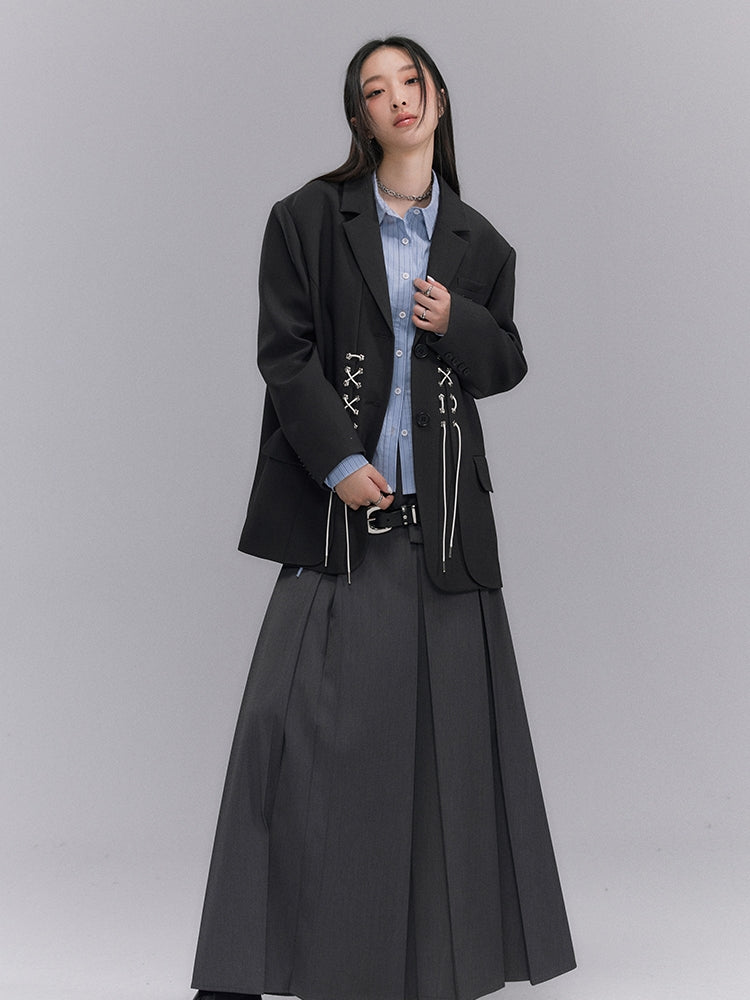 Lace-up Nichi Oversize Jacket