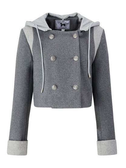 College niedliche Retro -Jacke -Rock