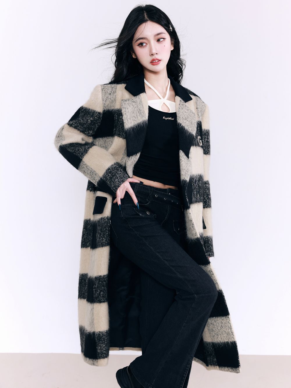 Grenze Casual Nichi Long-Coat