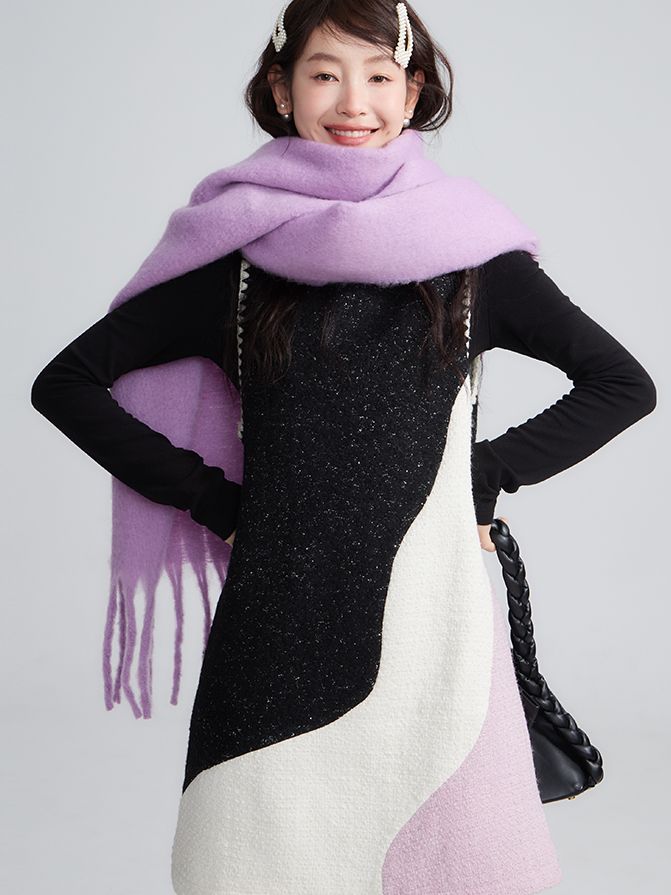 Simple Classy Long Wool Muffler