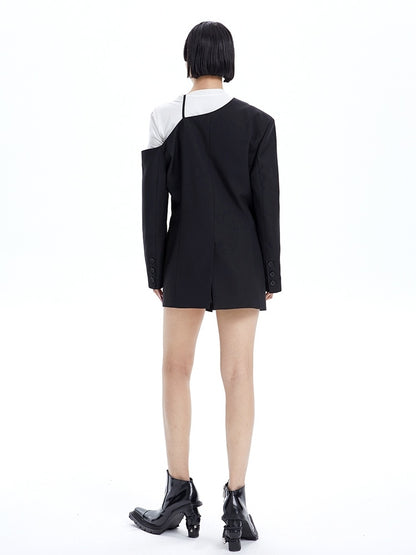 Open-shoulder Nichi Asymmetry Jacket