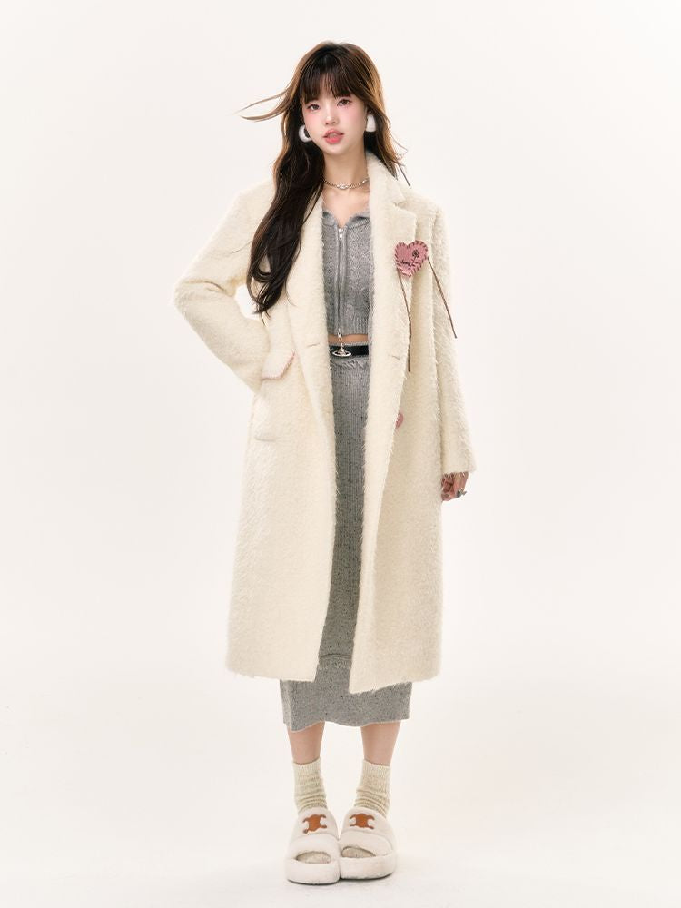 Boa Puffy Thick Warm Long-Coat