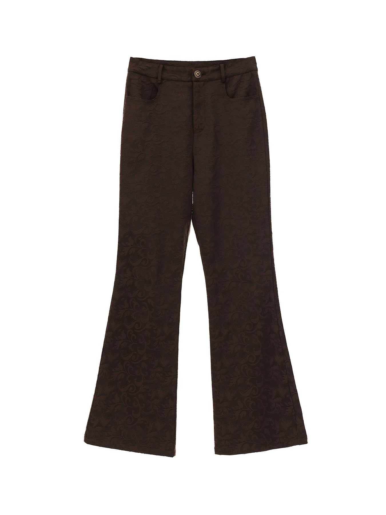 Jacquard Flare Classic Retro Pants