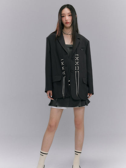 Lace-Up Nichi Oversize Jacket