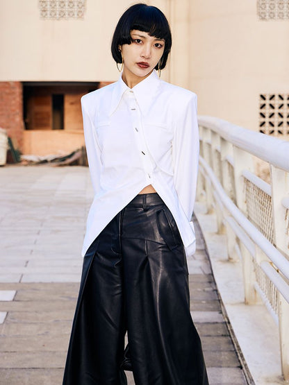 Asymmetry Nichi Slit Shirt