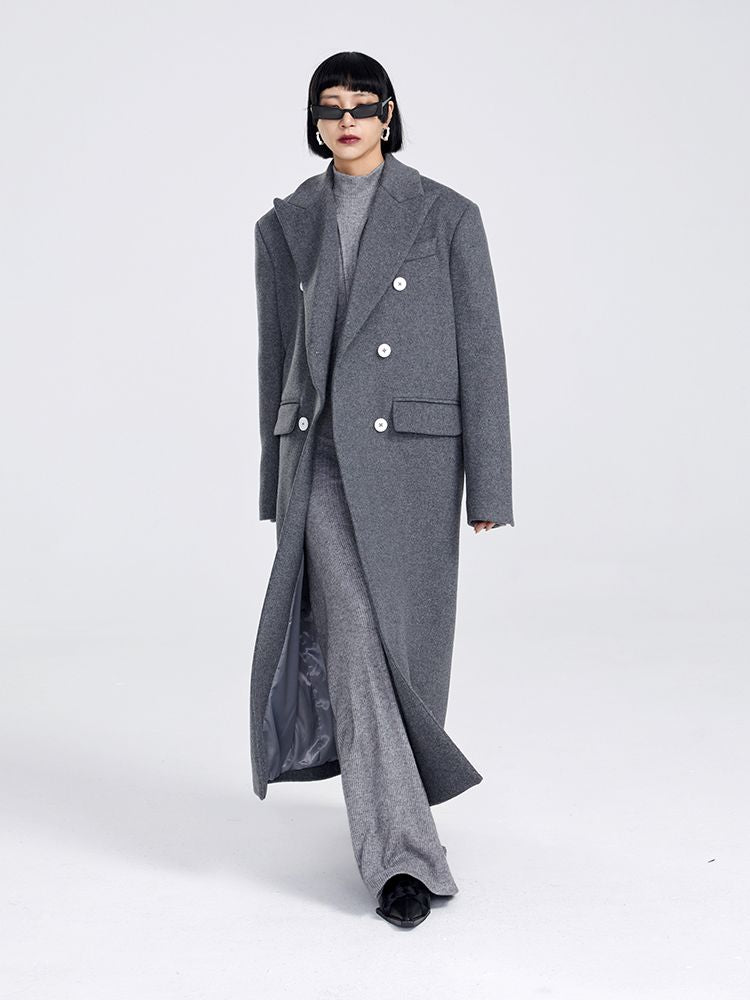 Handsome Wool Cool Long-Coat