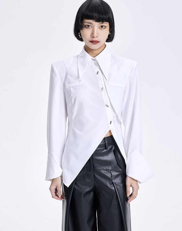 Asymmetry Nichi Slit Shirt