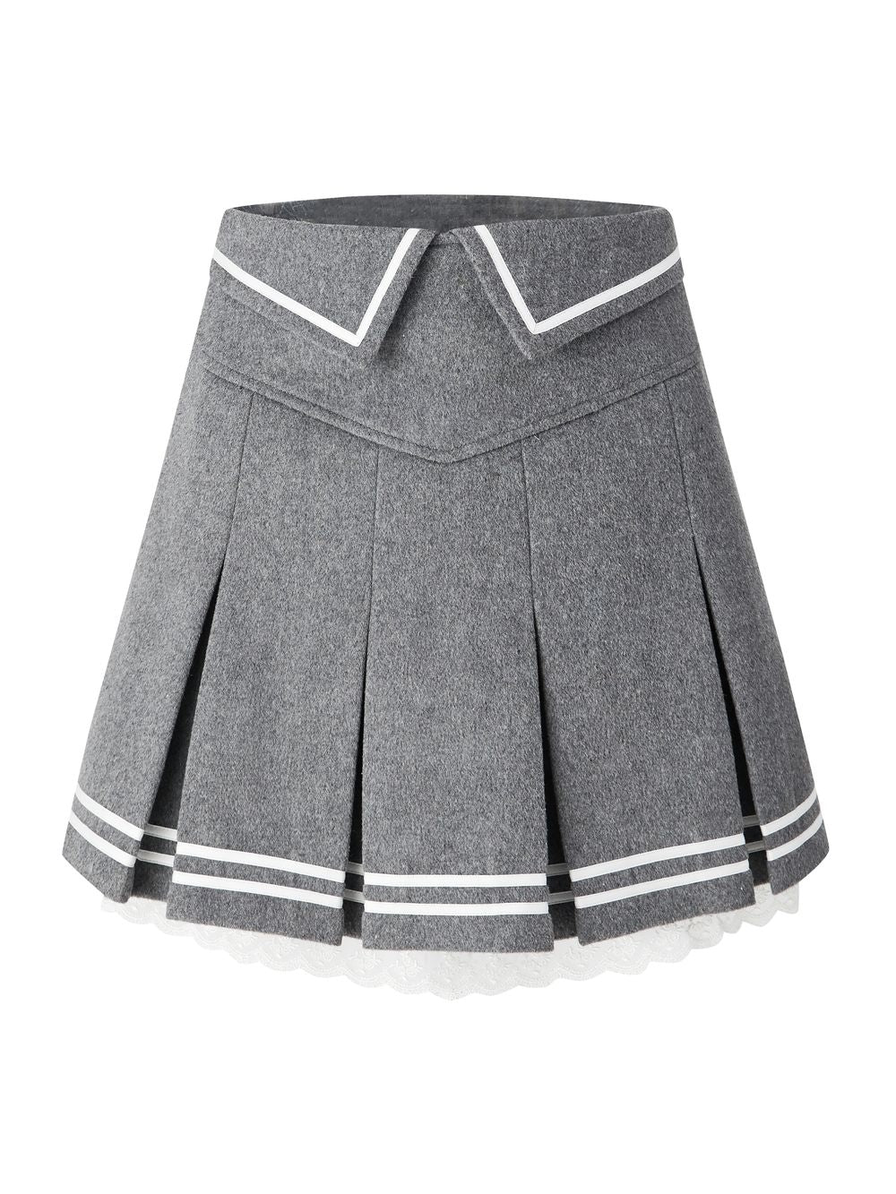 College Cute Retro Jacket＆Skirt