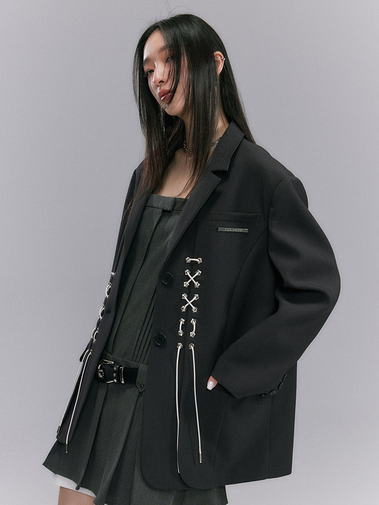 Lace-up Nichi Oversize Jacket