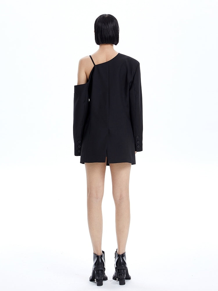 Open-shoulder Nichi Asymmetry Jacket