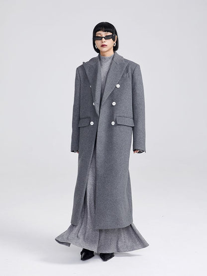 Handsome Wool Cool Long-Coat