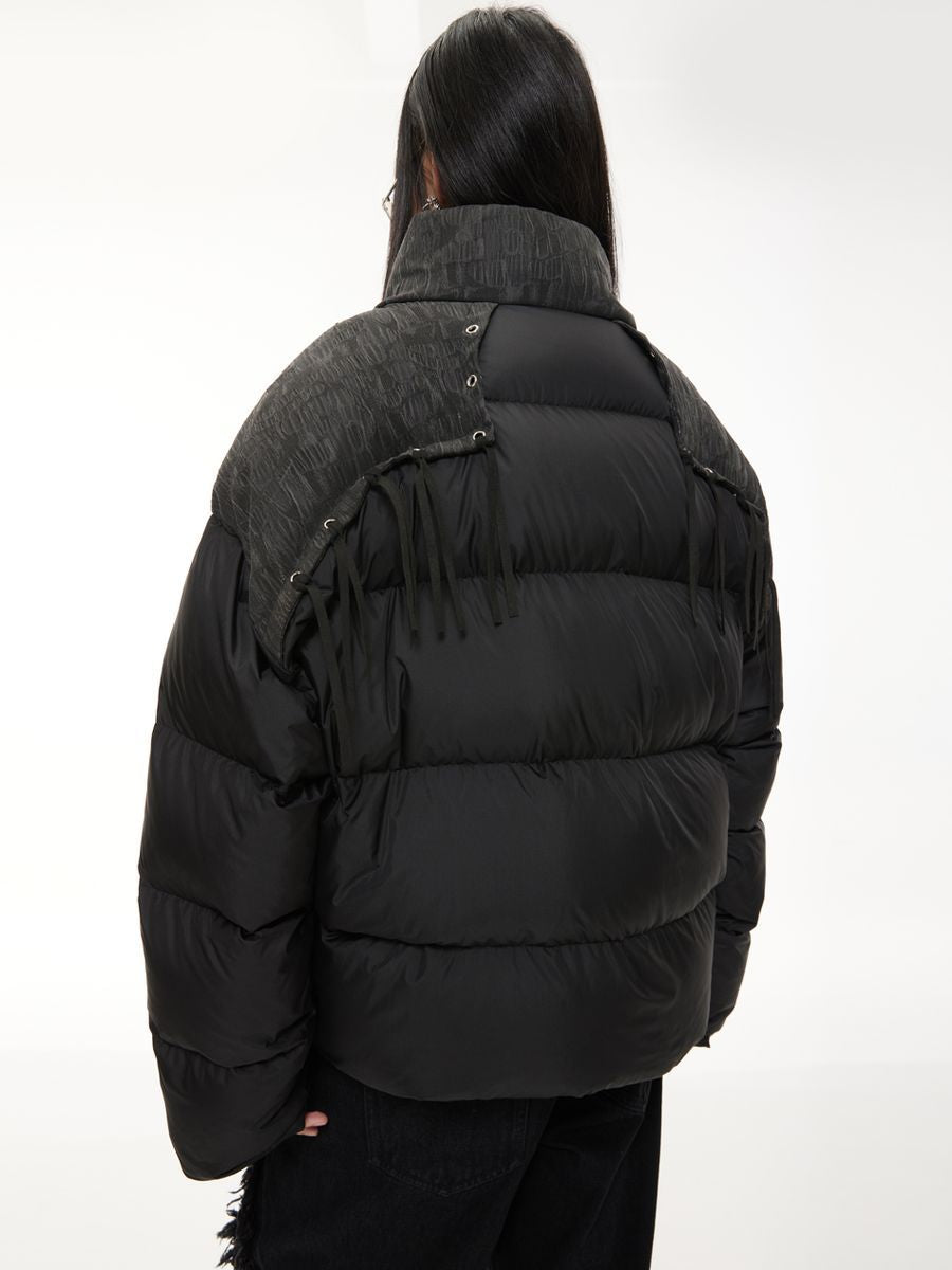 Warmer lässiger kurzer Down-Jacket