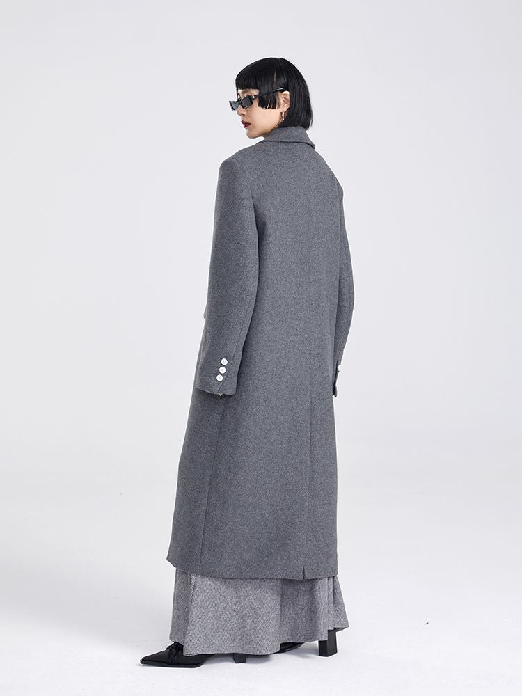 Handsome Wool Cool Long-Coat