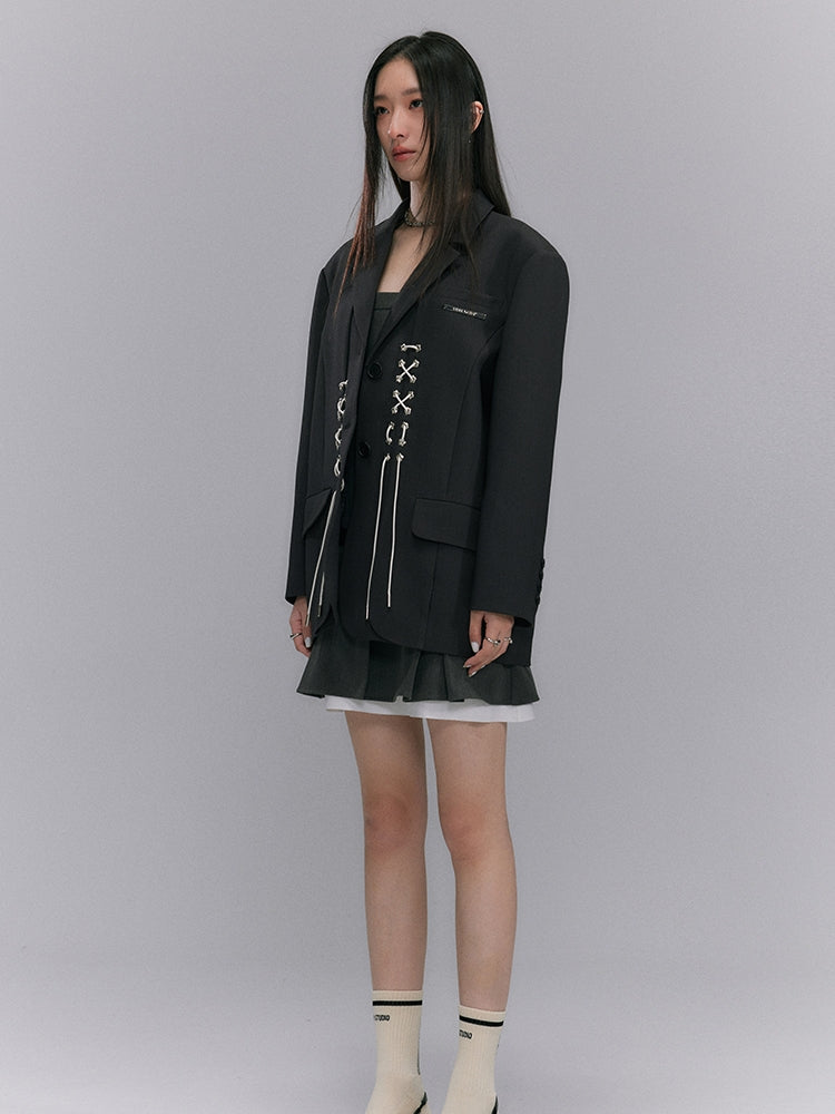 Lace-up Nichi Oversize Jacket