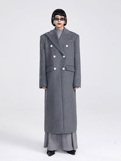 Handsome Wool Cool Long-Coat