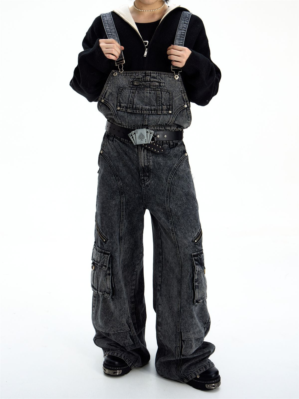 Unisex Denim Pants Overall - PeopleStyle – ARCANA ARCHIVE