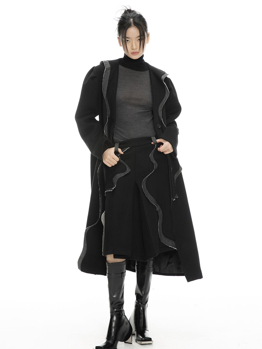 LONG NICHI WOOL RETRO COAT