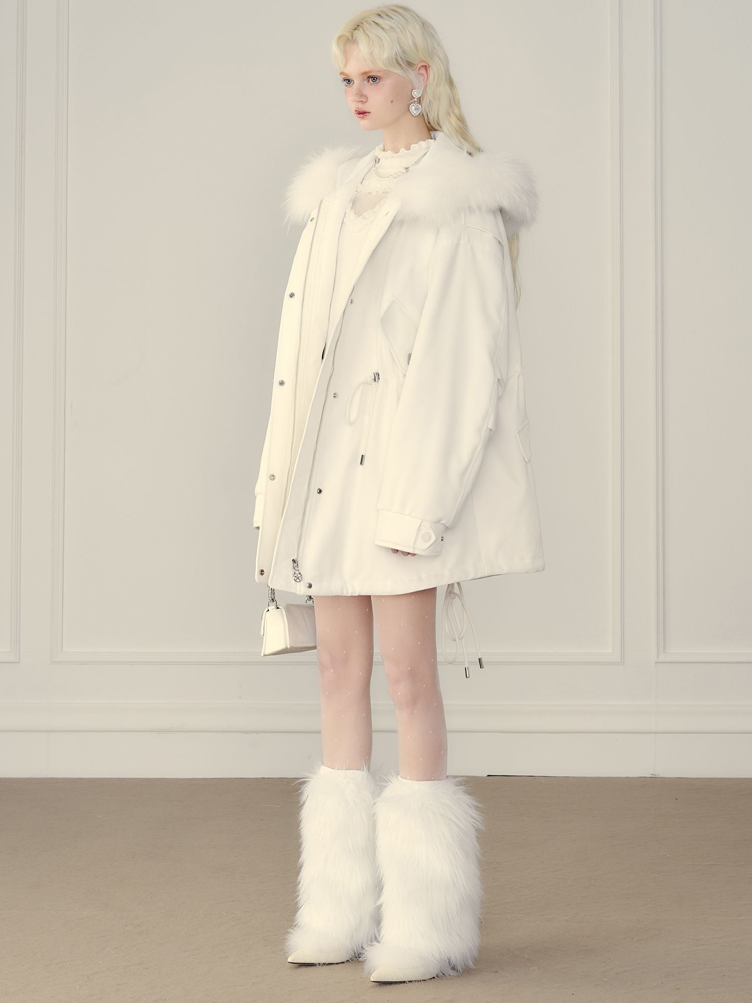 Fur Foodie Casaual Mod Coat