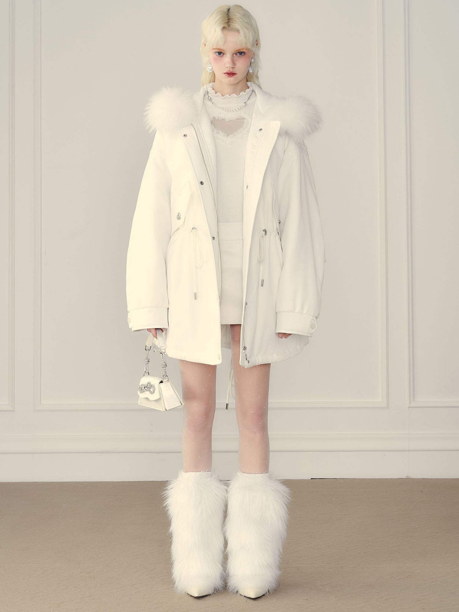 Fur Foodie Casaual Mod Coat