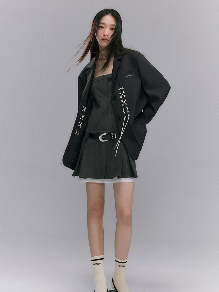 Lace-up Nichi Oversize Jacket