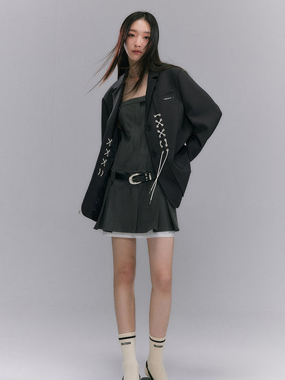 Lace-Up Nichi Oversize Jacket