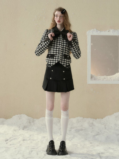 Plaid GRLY Retro Jacket &amp; Skirt