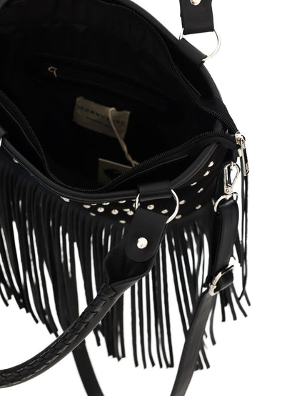 Studs 2way Western Fringe Bag