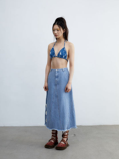 Denim Inner Nichi Triangle bikini