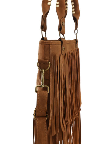 Studs 2way Western Fringe Bag