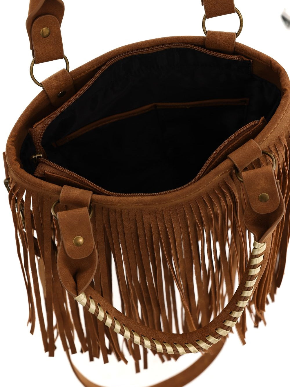 Studs 2way Western Fringe Bag