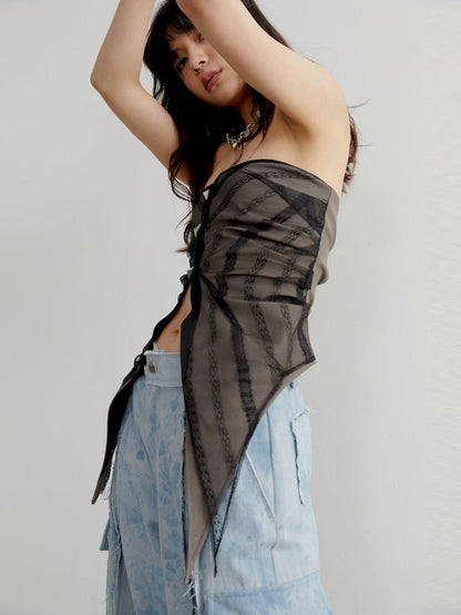 Refreshing Wide-LEG Tie-Dye Cut-Offs