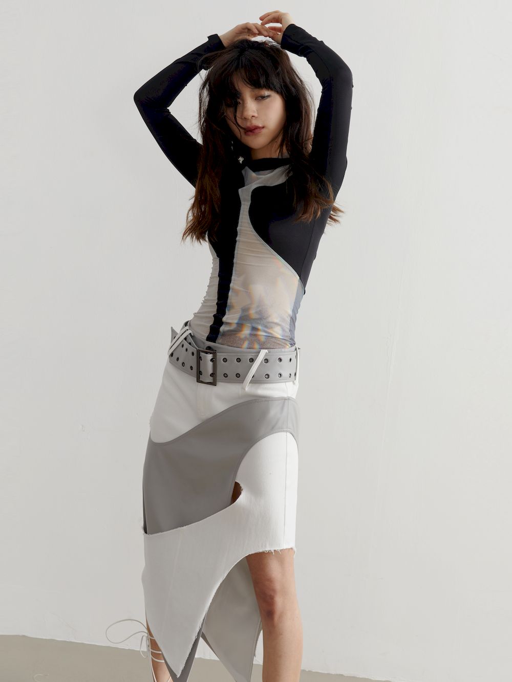 Mix monotone transparent Cutsew