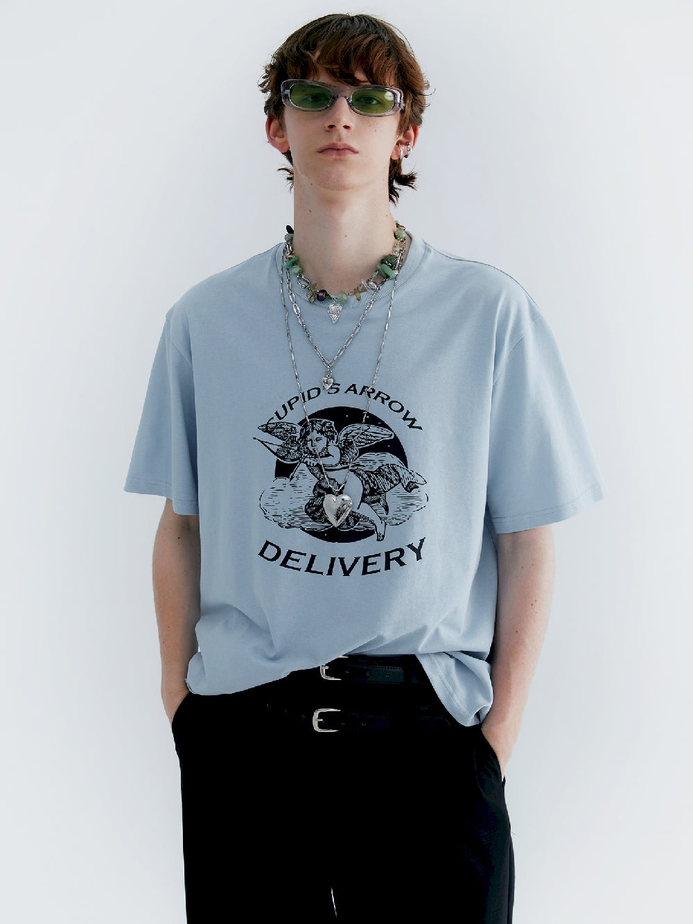 Unisex Angel Oversize Oversize Casual T-Shir