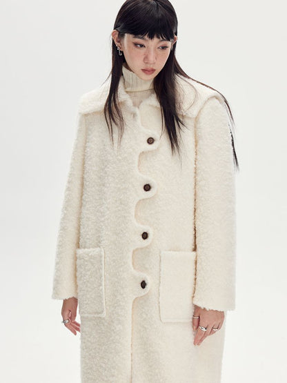 Sailor-Collar Wool Wave Wave Nichi COAT